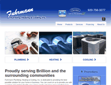 Tablet Screenshot of fuhrmannheating.com
